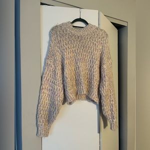 Oversized crewneck sweater